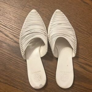 Tory Burch White Leather Sandals Women US 7.5
